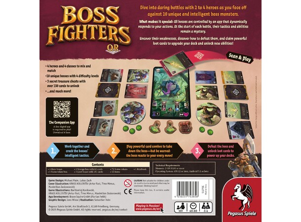 Boss Fighters QR Brettspill 