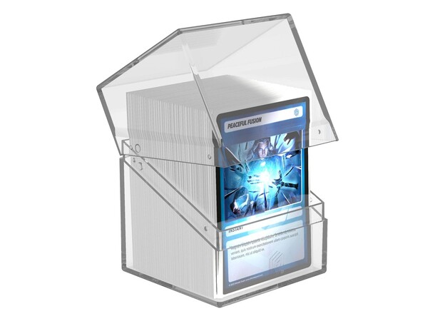 Boulder 100+ Clear Transparent Ultimate Guard Card Box 