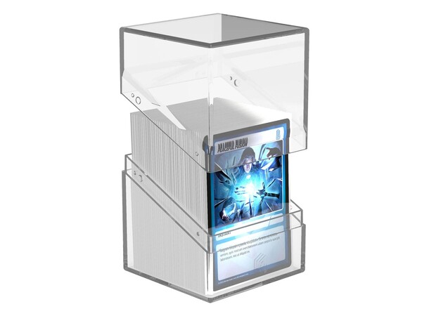 Boulder 100+ Clear Transparent Ultimate Guard Card Box 