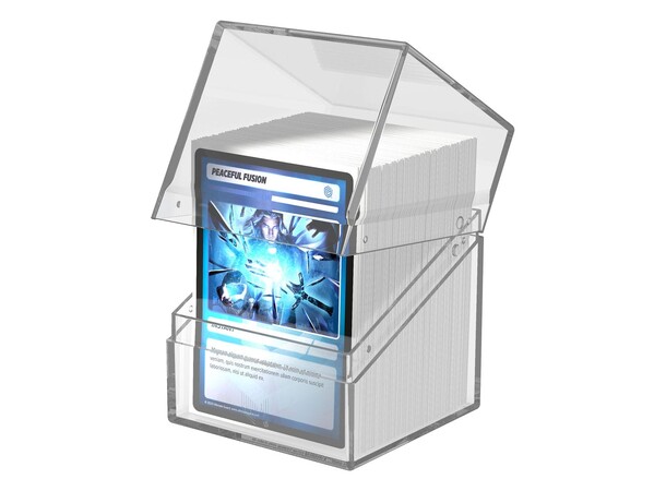 Boulder 100+ Clear Transparent Ultimate Guard Card Box 
