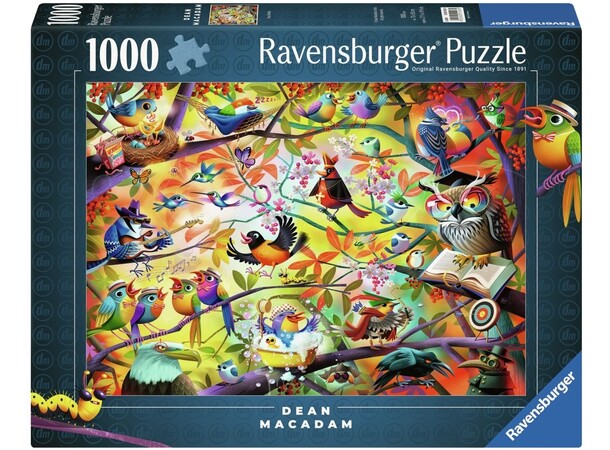 Busy Birdies 1000 biter Puslespill Ravensburger Puzzle 
