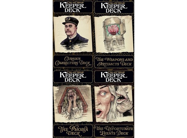 Call of Cthulhu RPG Keeper Decks 2nd Ed.