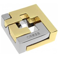 Cast Puzzle 3/6 Cross Hjernetrim metall Vanskelighetsgrad 3/6