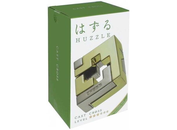 Cast Puzzle 3/6 Cross Hjernetrim metall Vanskelighetsgrad 3/6 