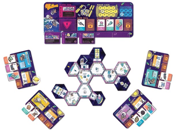 CatStronauts The Board Game Brettspill 