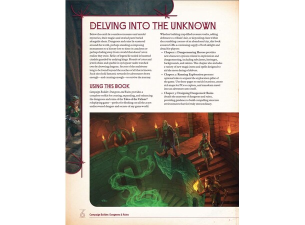 D&D Dungeons and Ruins Campaign Builder Dungeons & Dragons Supplement 