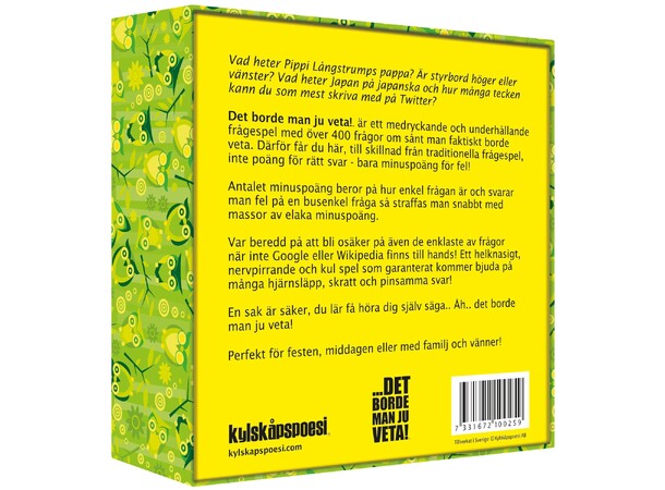 Det borde man ju veta - SVENSK 