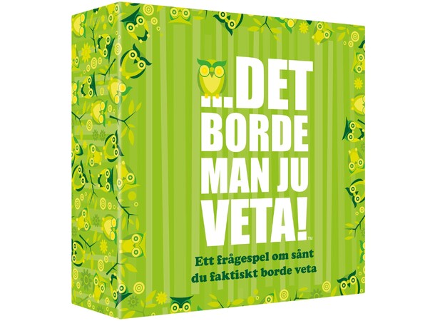 Det borde man ju veta Partyspel Svensk utgåva 