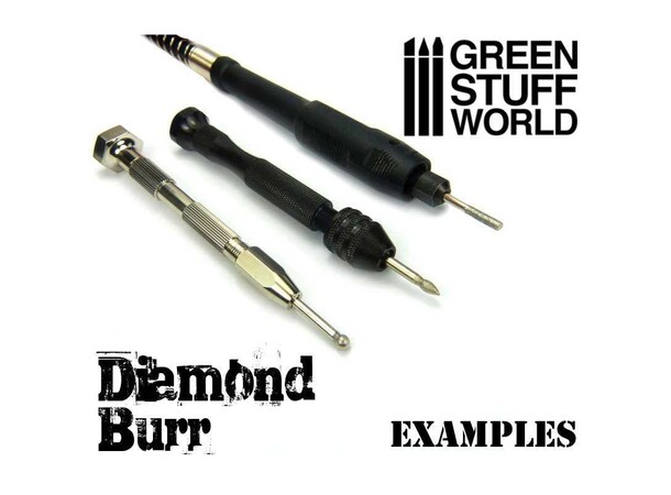 Diamond Burr Set (20 spisser) Green Stuff World 