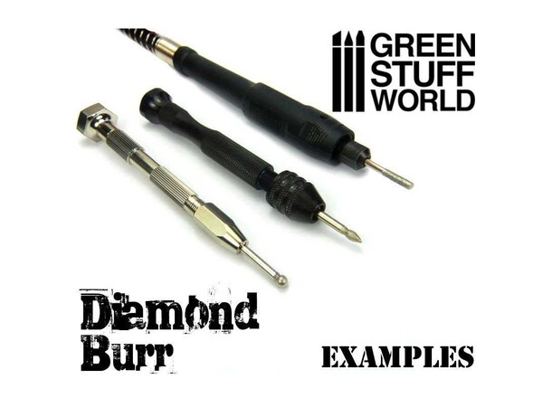 Diamond Burr Set (20 spisser) Green Stuff World