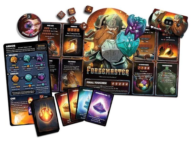 Dice Throne Forgemaster Hero Pack Utvidelse til Dice Throne 