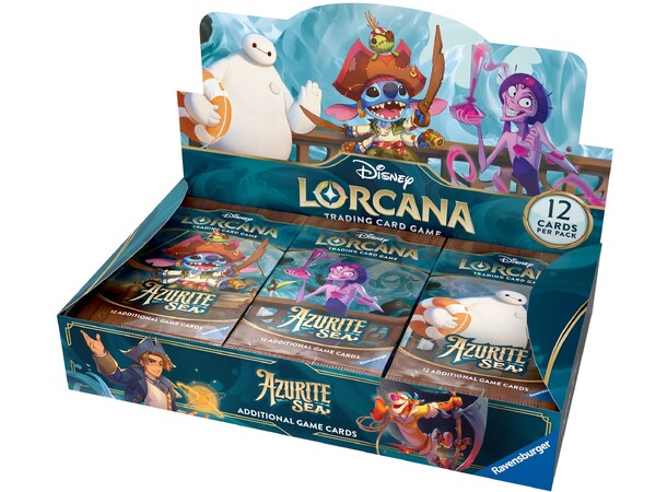 Disney Lorcana Azurite Sea Display Booster Box