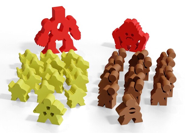 Divide et Impera Cash & Rad Expansion Meeple Utvidelse til Divide et Impera 