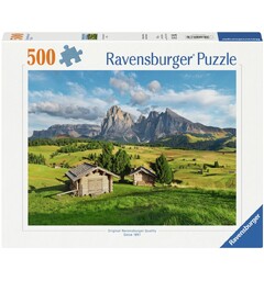 Dolomitenidyll of Siusi 500 bitar Pussel - Ravensburger Puzzle