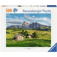 Dolomitenidyll of Siusi 500 biter Puslespill - Ravensburger Puzzle