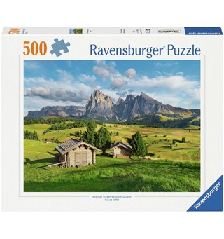 Dolomitenidyll of Siusi 500 biter Puslespill - Ravensburger Puzzle