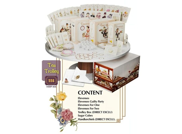 Elevenses Tea Trolley Box Kortspel 