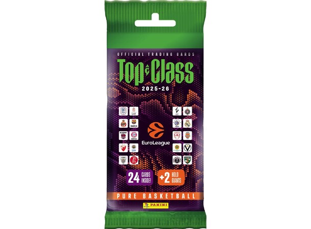 EuroLeague Top Class 2025-26 Fat Pack Basketball 