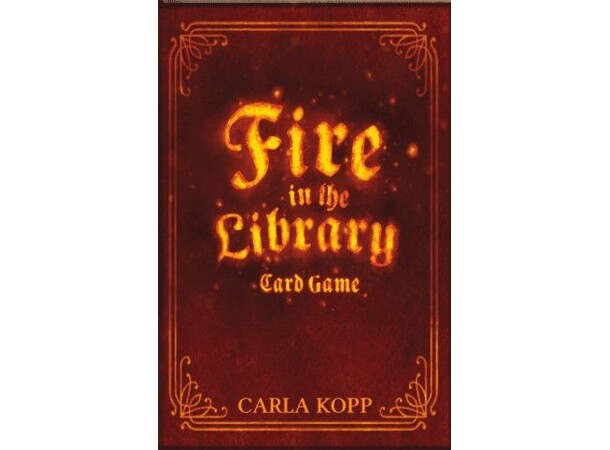 Fire in the Library Card Game Kortspel 