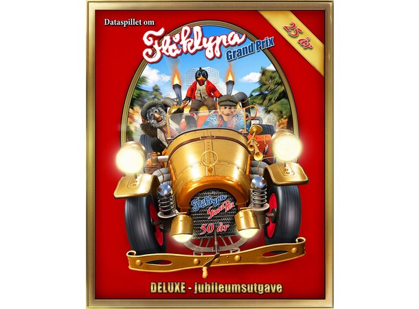 Flåklypa Grand Prix Deluxe Switch Jubileumsutgave 25 år 