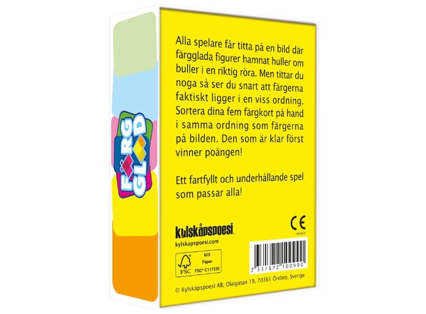 Färgglad - SVENSK 