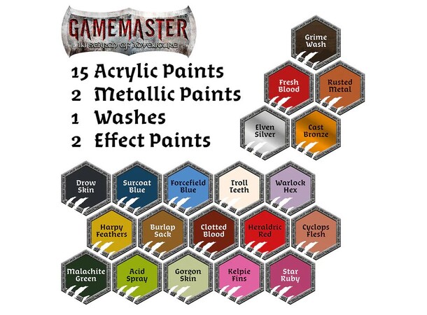 Gamemaster Wandering Monster Paint Set 