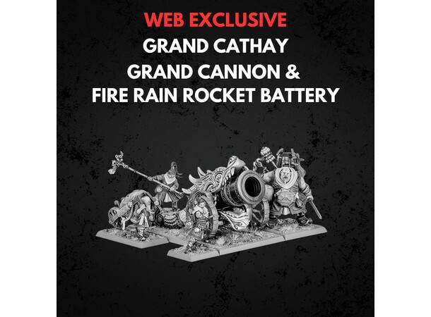 Grand Cathay Grand Cannon/Rocket Battery Warhammer The Old World 
