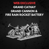 Grand Cathay Grand Cannon/Rocket Battery Warhammer The Old World