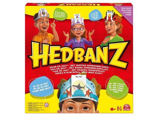 Hedbanz Brettspill Norsk utgave 