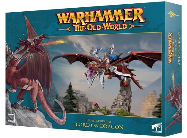 High Elf Realms Lord on Dragon Warhammer The Old World 