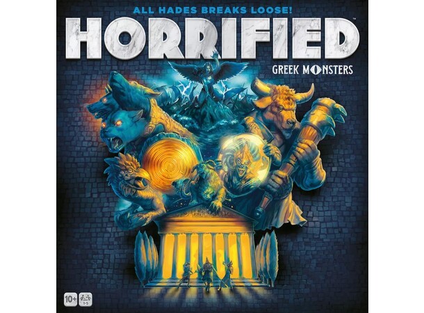 Horrified Greek Monsters Brettspill 