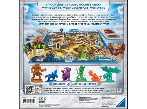 Horrified Greek Monsters Brädspel 