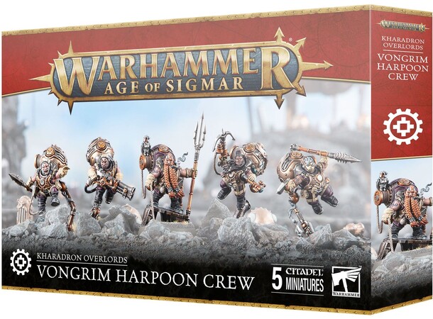 Kharadron Overlords Vongrim Harpoon Crew Warhammer Age of Sigmar 