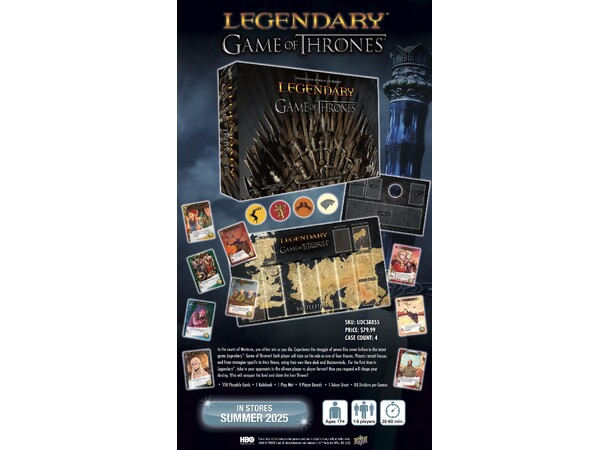 Legendary Game of Thrones Brädspel Deck Building Game 