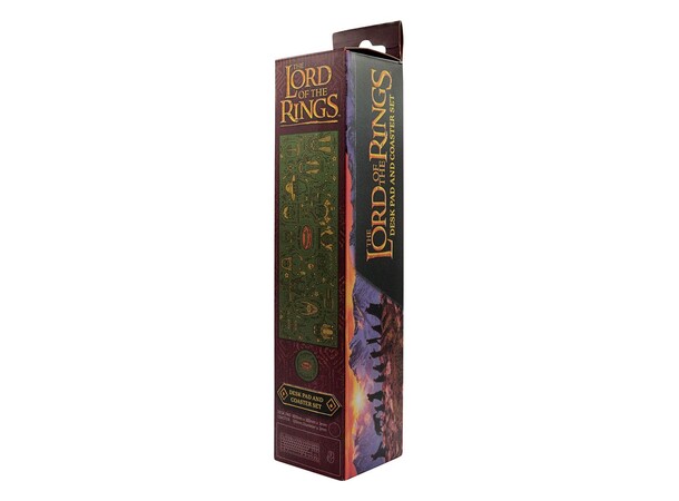 Lord of the Rings Desk Pad 80x30 cm Inkluderer Coaster 