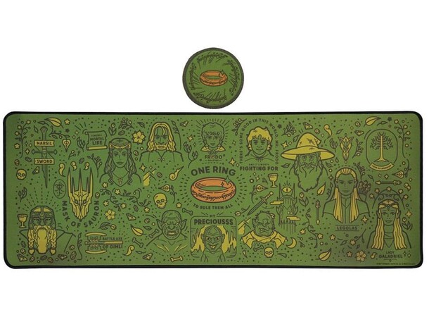 Lord of the Rings Desk Pad 80x30 cm Innehåller underlägg 