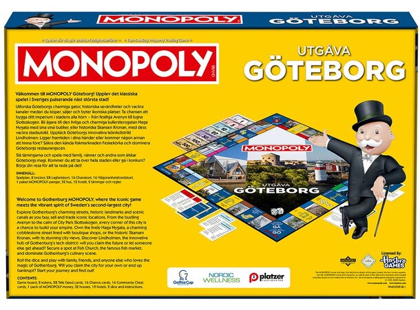 Monopoly Göteborg - SVENSK 