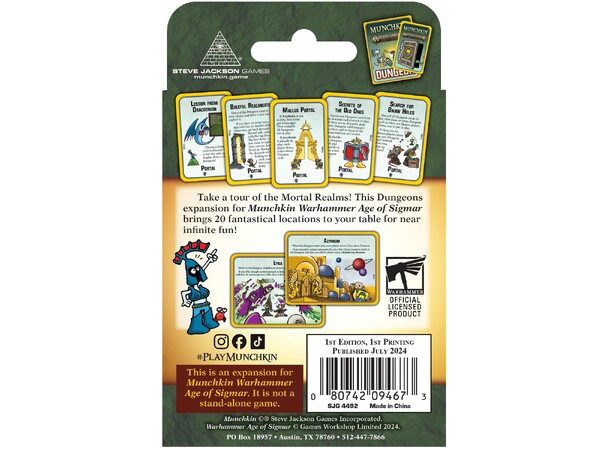 Munchkin Warhammer AoS Dire Domains Exp Munchkin Warhammer Age of Sigmar 