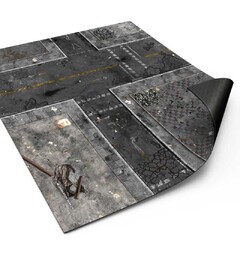 Neoprene Mat 22x32 Ground Zero District Green Stuff World - 56 x 76 cm