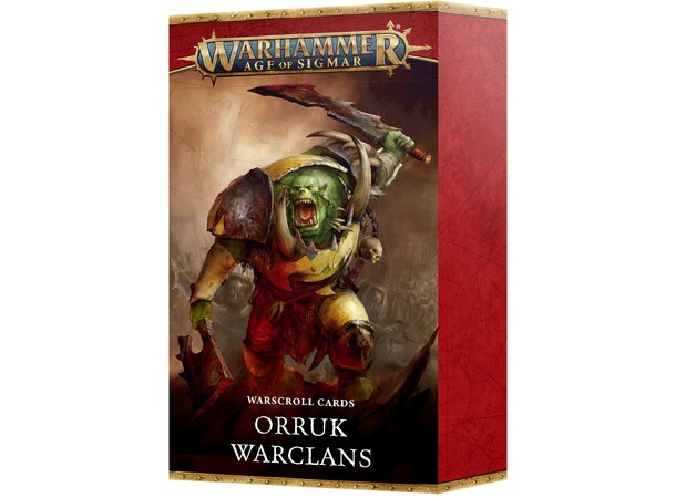 Orruk Warclans Warscroll Cards Warhammer Age of Sigmar 