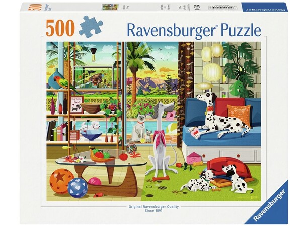 Pets of Palm Springs 500 biter Ravensburger Puzzle Puslespill 