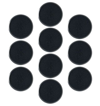 Plastbaser Svart Round - 28.5mm (10 stk) Citadel
