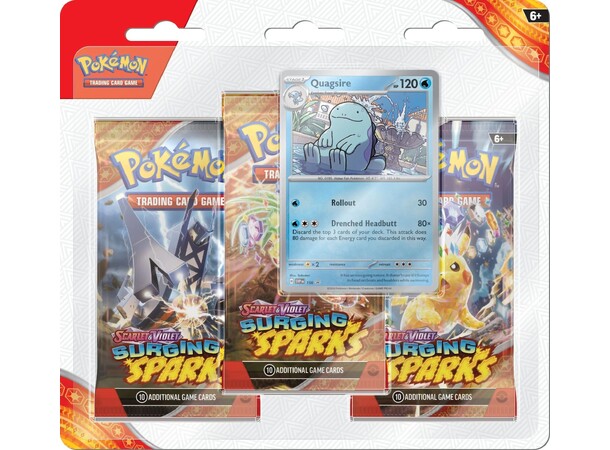 Pokemon Surging Sparks 3-Pack Quagsire