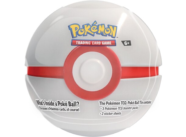Pokemon Tin Pokeball - 1 stk Fall 2024 - Tilfeldig motiv 