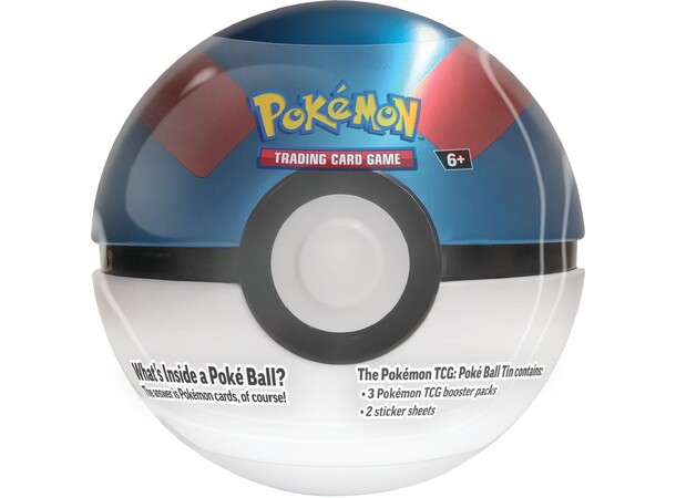 Pokemon Tin Pokeball - 1 stk Fall 2024 - Tilfeldig motiv 