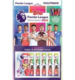 Premier League 2026 Sticker Multipack Topps Official Stickers