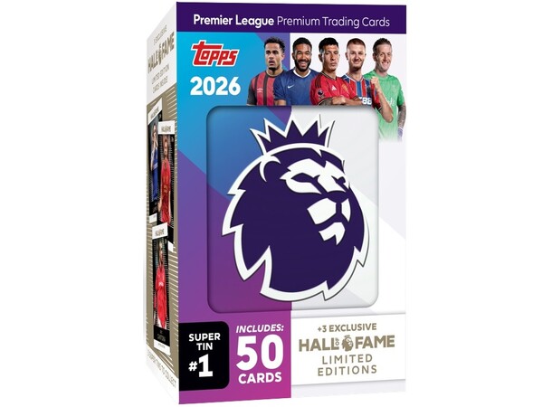 Premier League 2026 Super Tin #1 Topps 