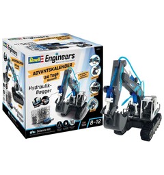 Revell Engineers Excavator Julekalender Model Kit Advent Calendar