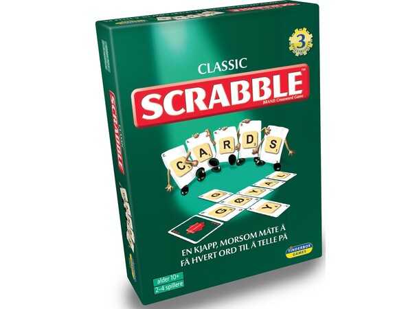 Scrabble Kortspill Norsk utgave 