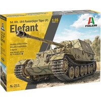 Sd Kfz 184 Panzerjäger Tiger Elefant Italeri 1:35 Byggesett